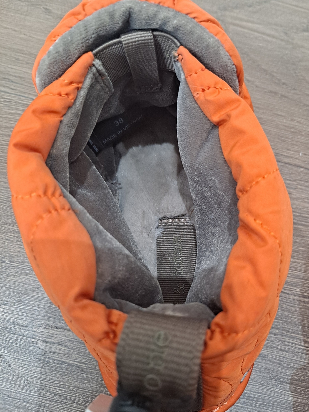 rag & bone Orange Quilted Eira Ankle Boot 7.5 - Picture 5 of 6